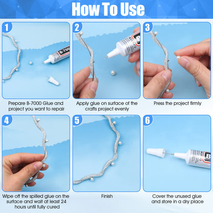 B-7000 Multi-Purpose Craft Glue 4x15ml – Clear