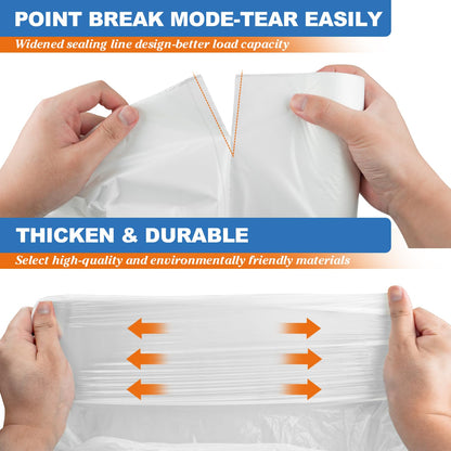 Small Trash Bags, 4 Gallon, 105 Count, Unscented