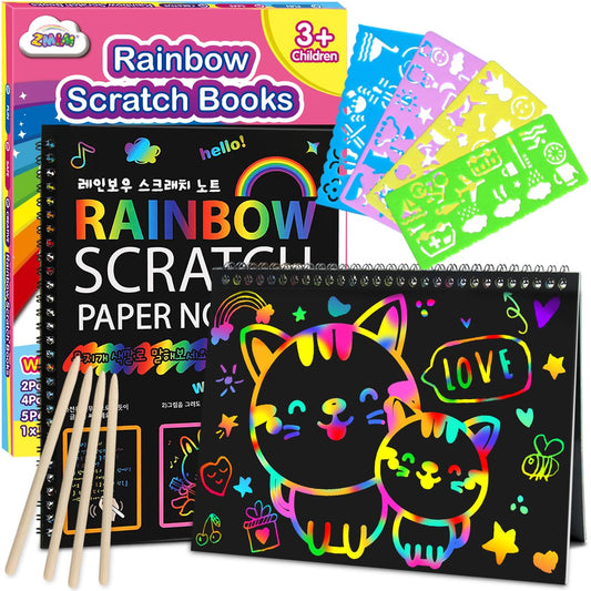 ZMLM Scratch Paper Art Notebook – 2 Pack