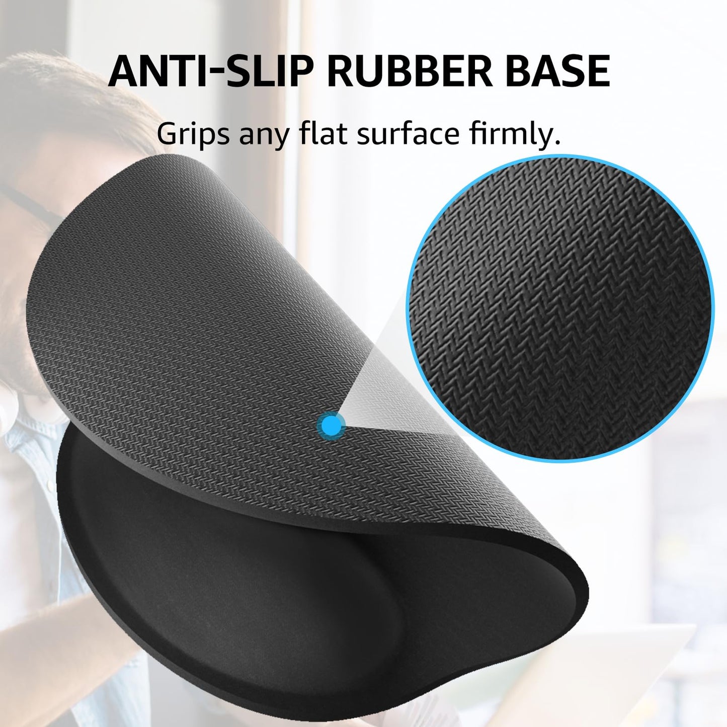 KTRIO Keyboard & Mouse Wrist Rest Set – Memory Foam