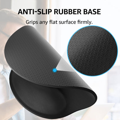 KTRIO Keyboard & Mouse Wrist Rest Set – Memory Foam