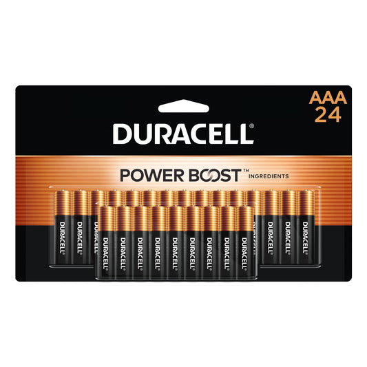 Duracell Coppertop AAA Alkaline Batteries – 24 Pack