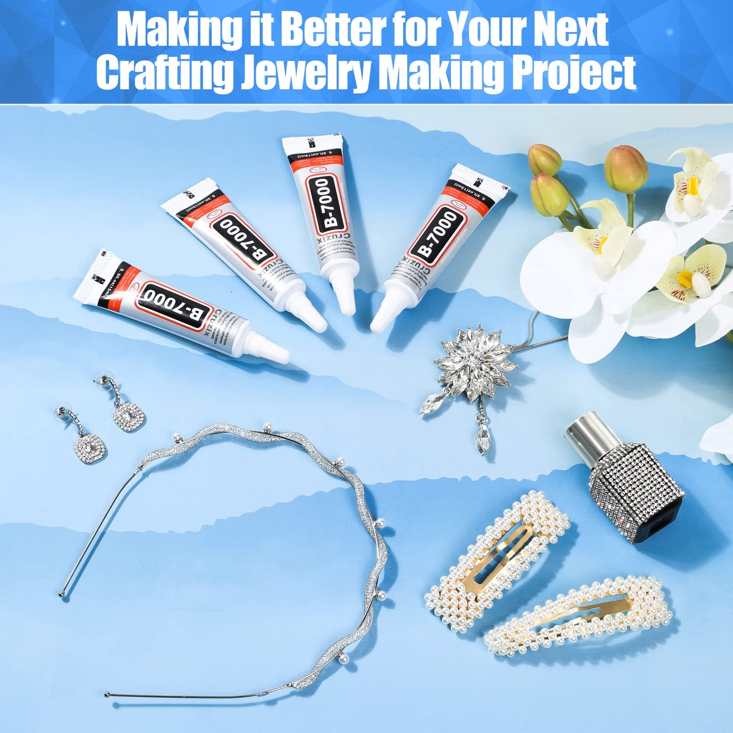 B-7000 Multi-Purpose Craft Glue 4x15ml – Clear