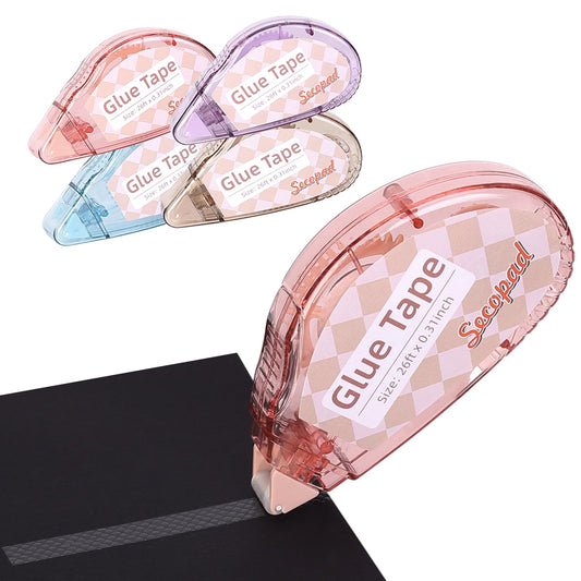 Double-Sided Scrapbook Tape Rollers – 4 Pack