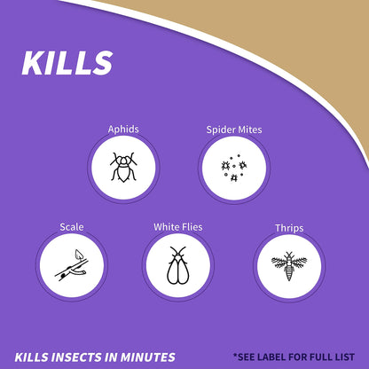 Insecticidal Soap Spray, 32 oz – Multi-Purpose Organic Garden Insect Control