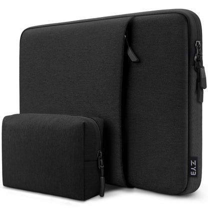 ZYB 16-Inch Laptop Sleeve with Accessory Bag – Waterproof, Black