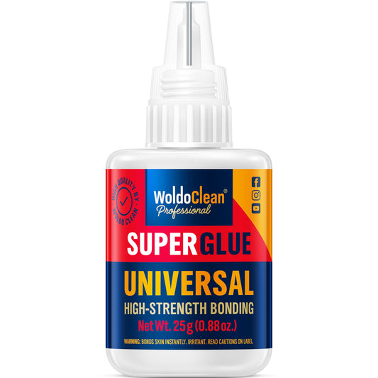 WoldoClean All-Purpose Super Glue 25g – Fast Dry Clear Adhesive