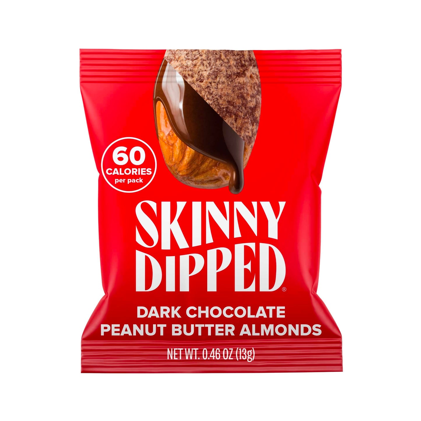 SkinnyDipped Dark Chocolate Peanut Butter Almonds 24 Pack