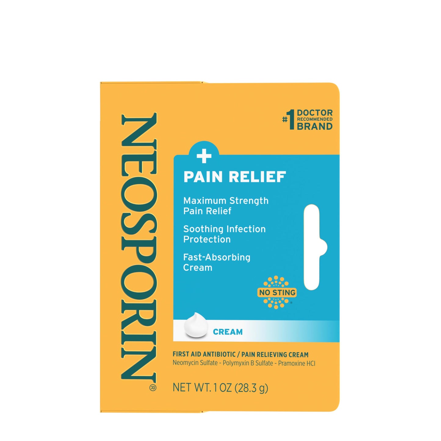 Neosporin + Pain Relief Dual Action Cream – 1 oz