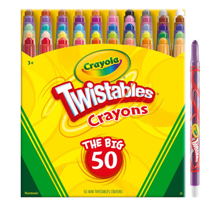 Crayola Mini Twistables Crayons – 50 Count
