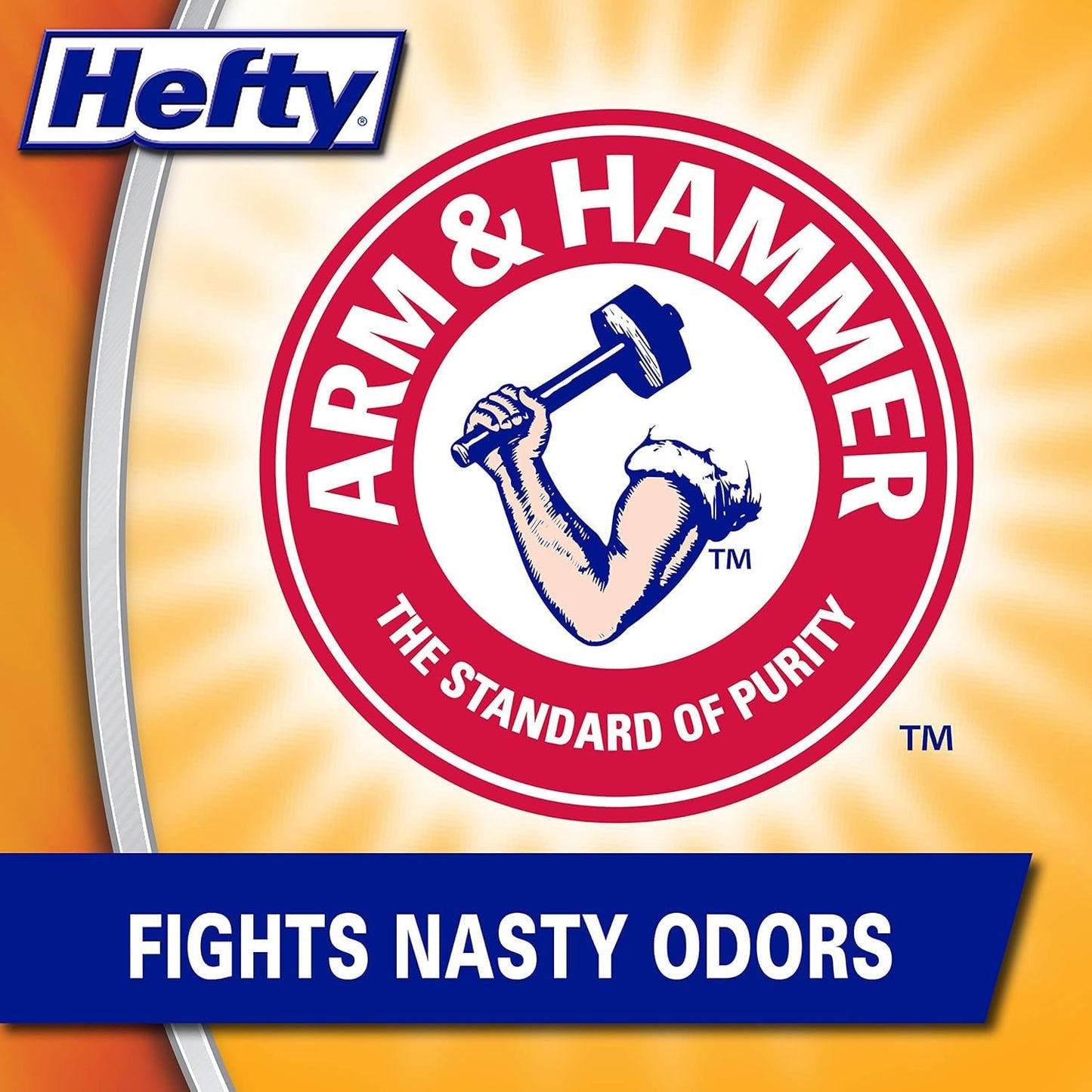 Hefty 4 Gallon Lavender Vanilla Trash Bags, 26 Count