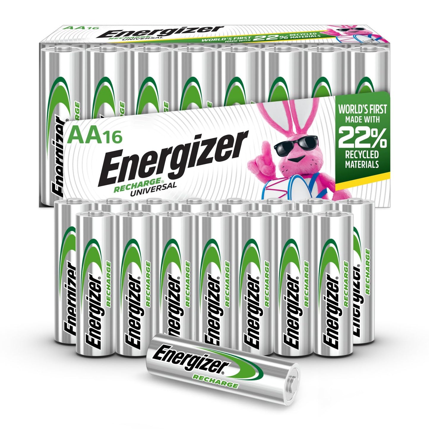 Energizer Rechargeable AA Batteries – 16 Pack
