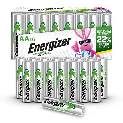 Energizer Rechargeable AA Batteries – 16 Pack