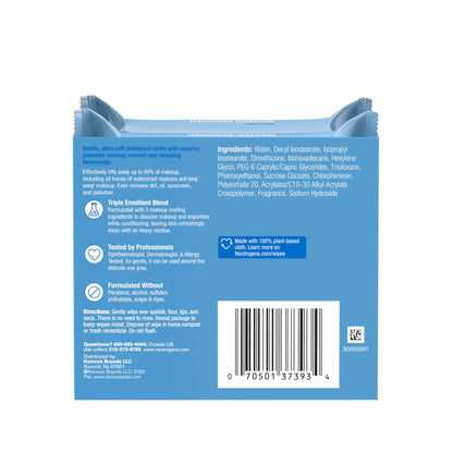 Neutrogena Makeup Remover Wipes, 50 Count Twin Pack