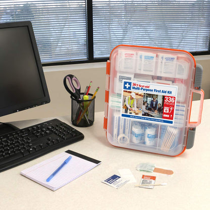 24/7 OSHA 100-Person First Aid Kit – 336 Pieces