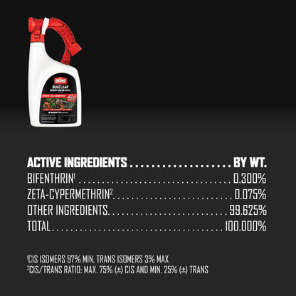 Insect Killer for Lawns & Landscapes, 32 oz – Kills Ants, Ticks, Mosquitoes & More