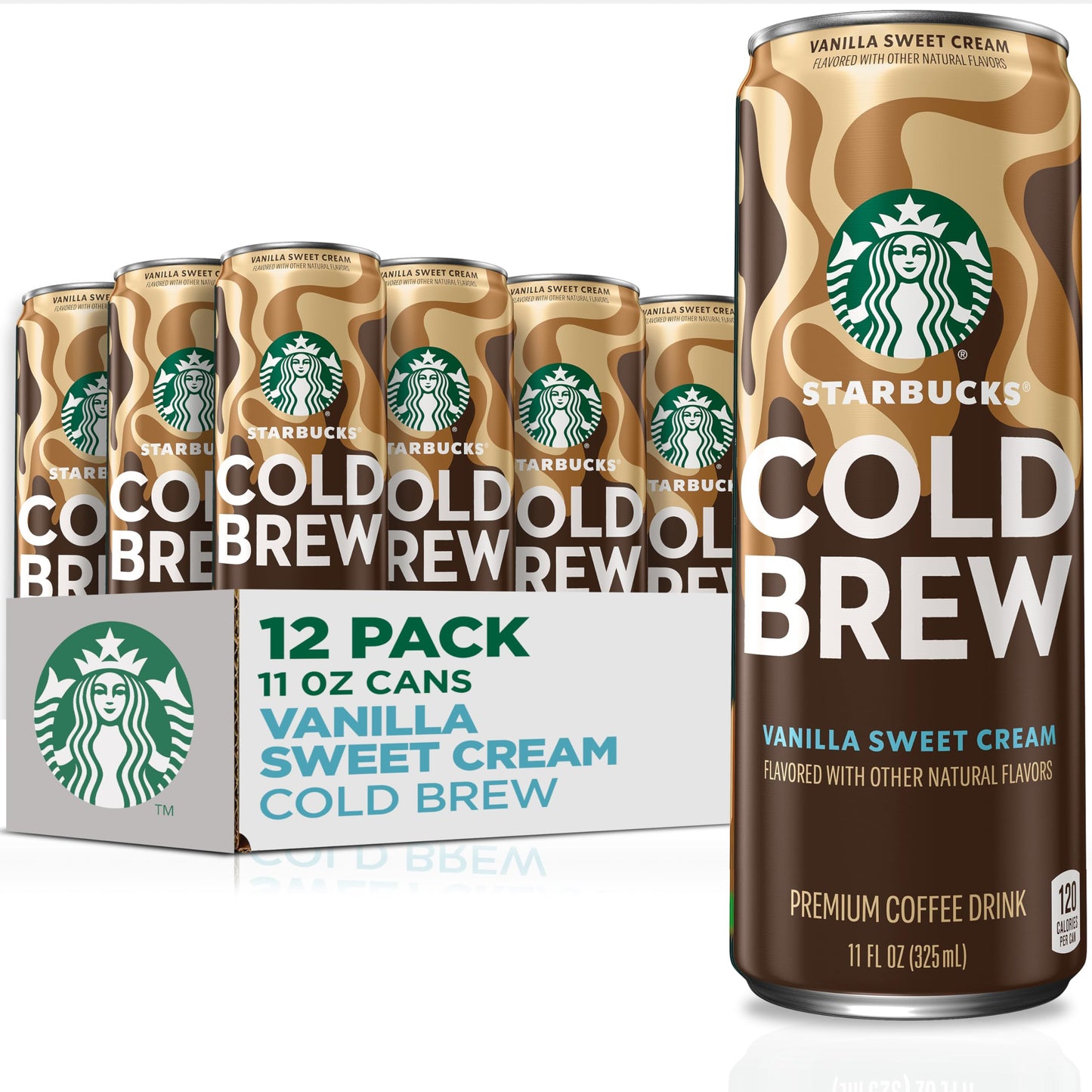 Starbucks Cold Brew Vanilla Sweet Cream 11oz – 12 Pack
