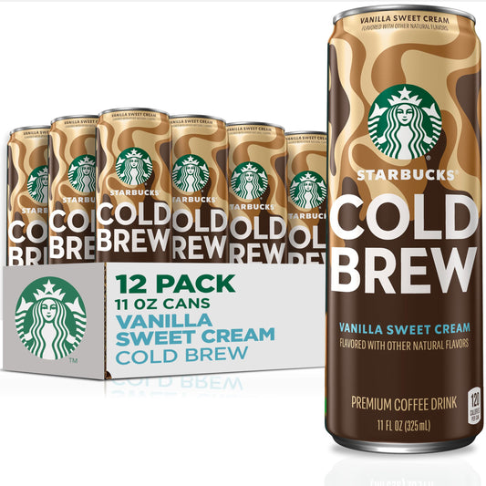Starbucks Cold Brew Vanilla Sweet Cream 11oz – 12 Pack