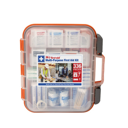 24/7 OSHA 100-Person First Aid Kit – 336 Pieces
