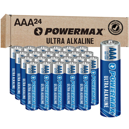 Powermax AAA Alkaline Batteries – 24 Count Long Lasting