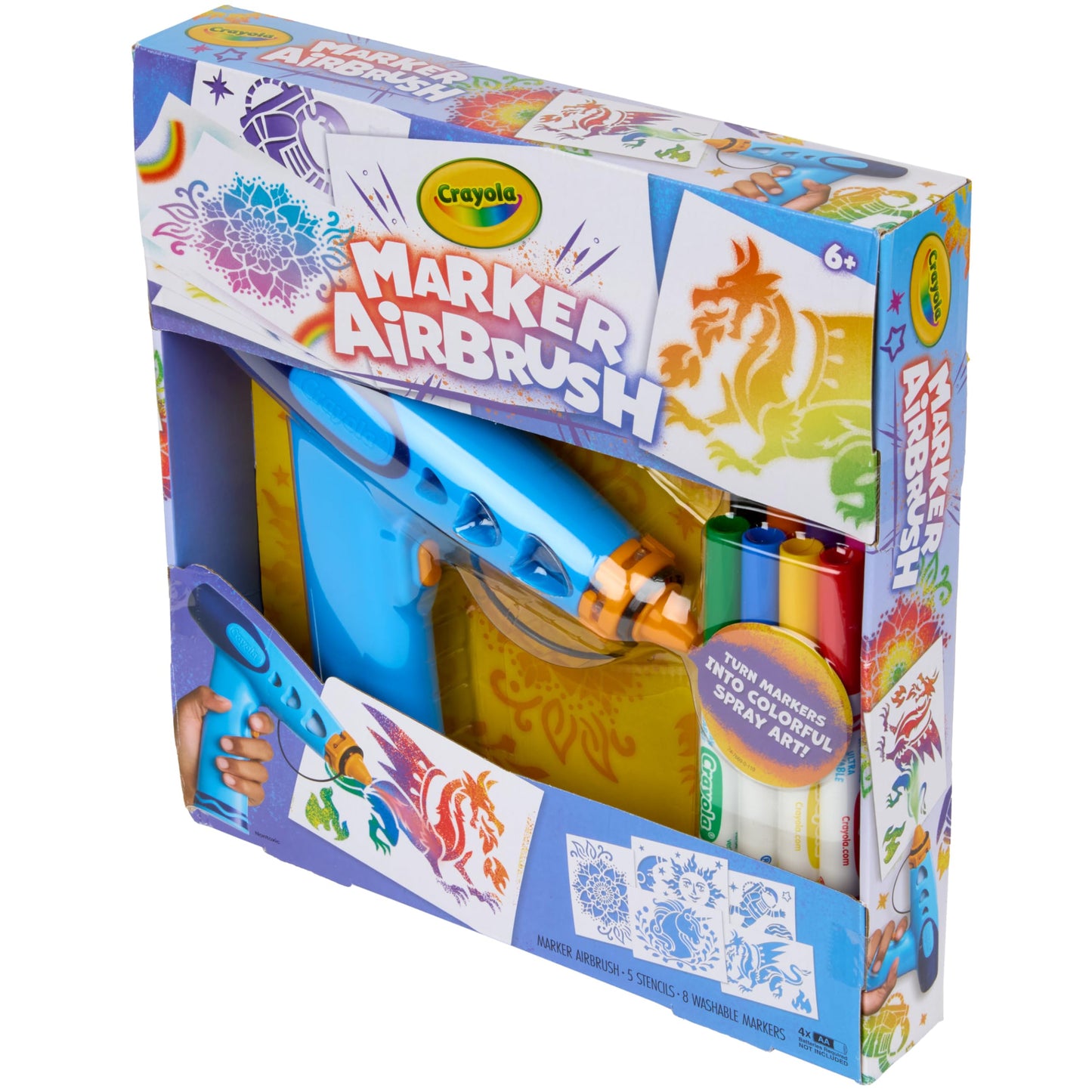 Crayola Marker Airbrush Spray Art Kit for Kids
