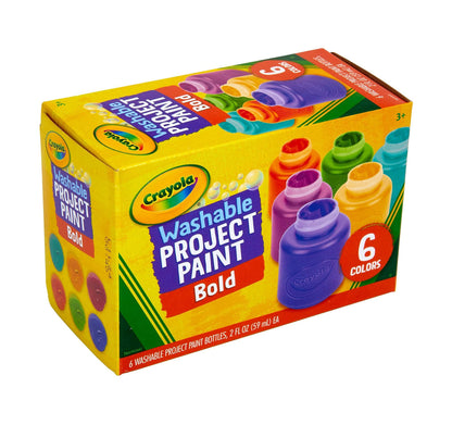 Crayola Washable Kids Paint Set – 6 Colors