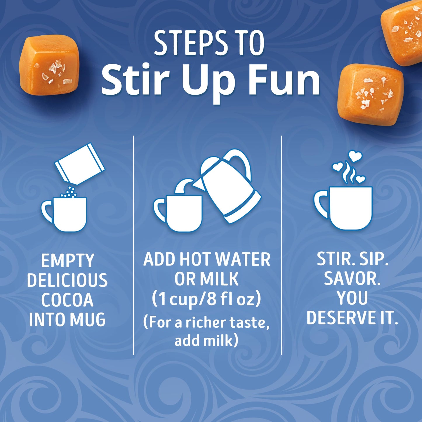 Swiss Miss Salted Caramel Hot Cocoa Mix, 8 Count