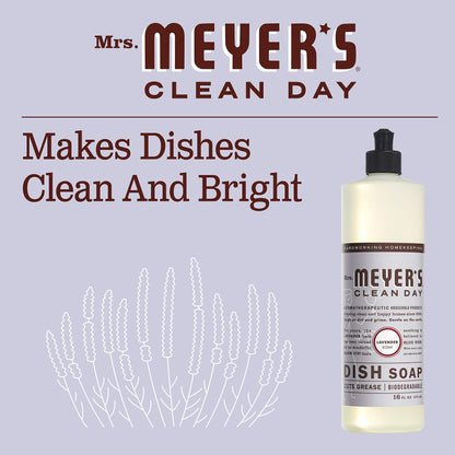 Mrs. Meyer’s Lavender Dish Soap, 16 fl oz, 3 Pack