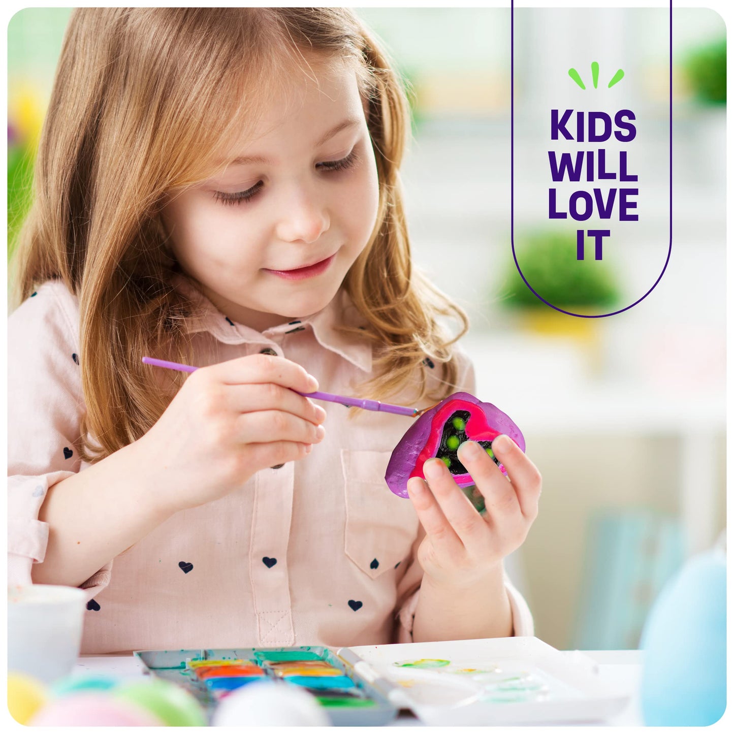 Dan&Darci Glow in the Dark Rock Painting Kit for Kids