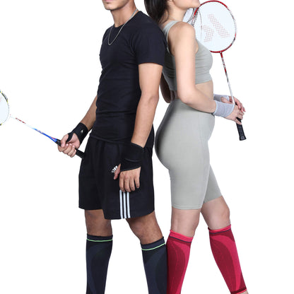 HiRui 2-Pack Adjustable Wrist Compression Brace for Pain Relief – Black