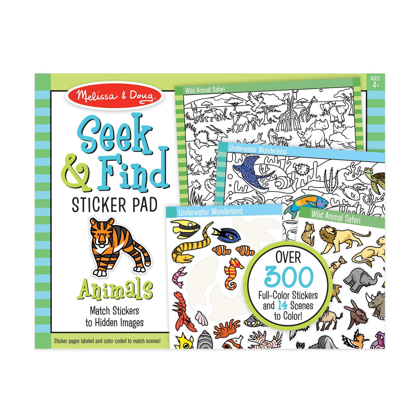 Melissa & Doug Seek & Find Sticker Pad – Animals