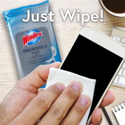 Electronic Screen Wipes, 25 Count – Pre-Moistened & Resealable Pack