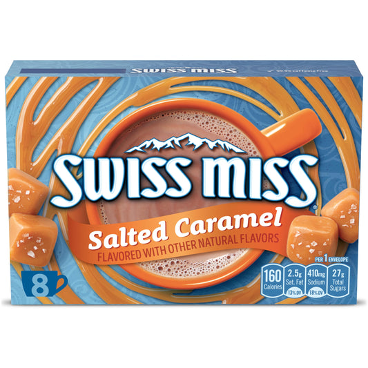 Swiss Miss Salted Caramel Hot Cocoa Mix, 8 Count