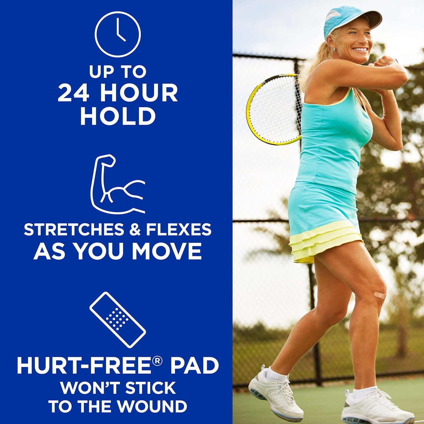 Band-Aid Flexible Fabric Adhesive Bandages – 100 Count