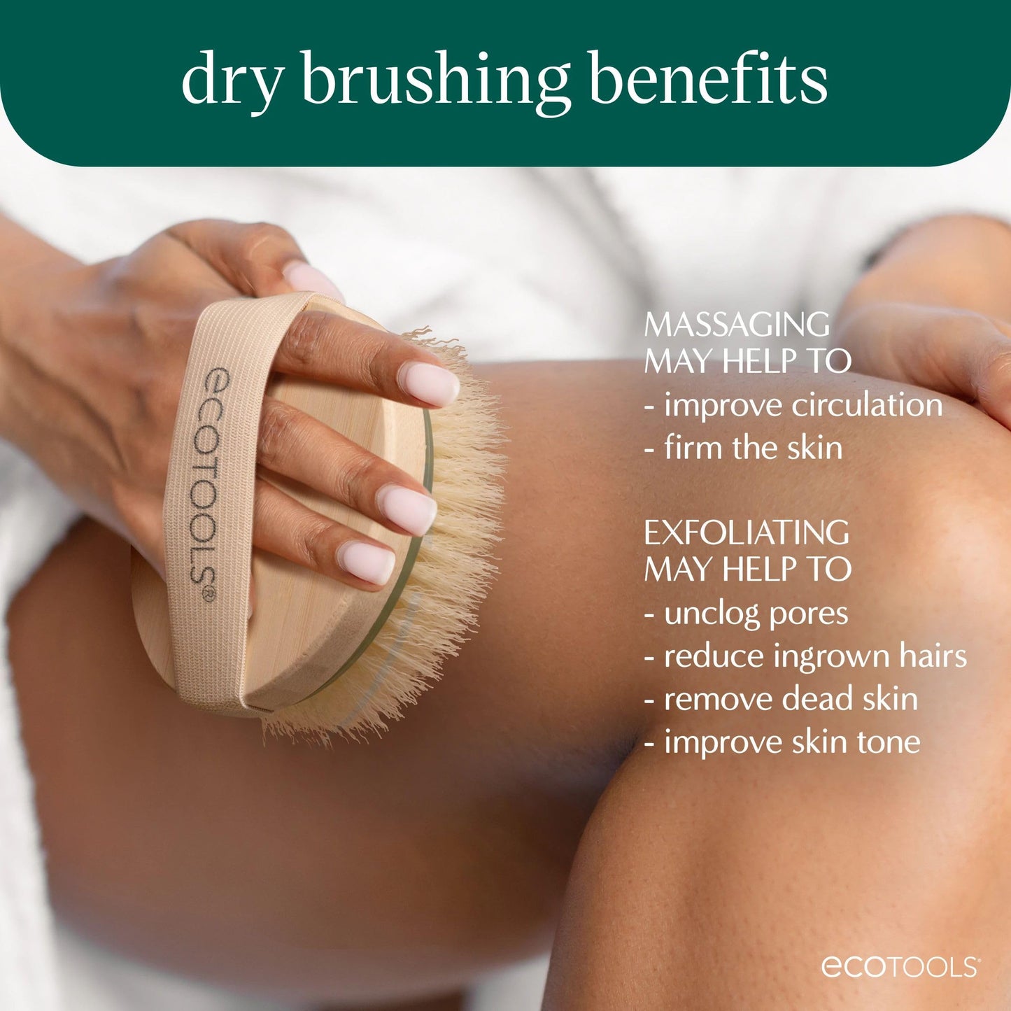 EcoTools Dry Body Brush, 1 Count