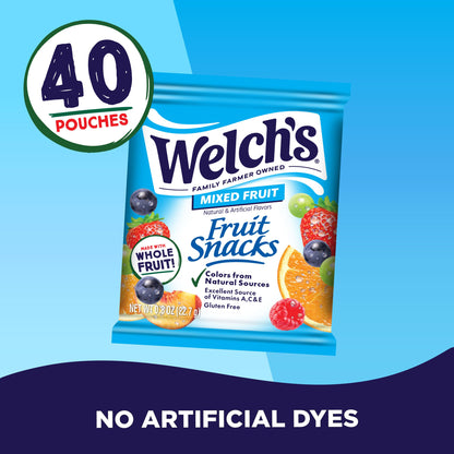 Welch’s Mixed Fruit Snacks 40 Pack – Gluten Free