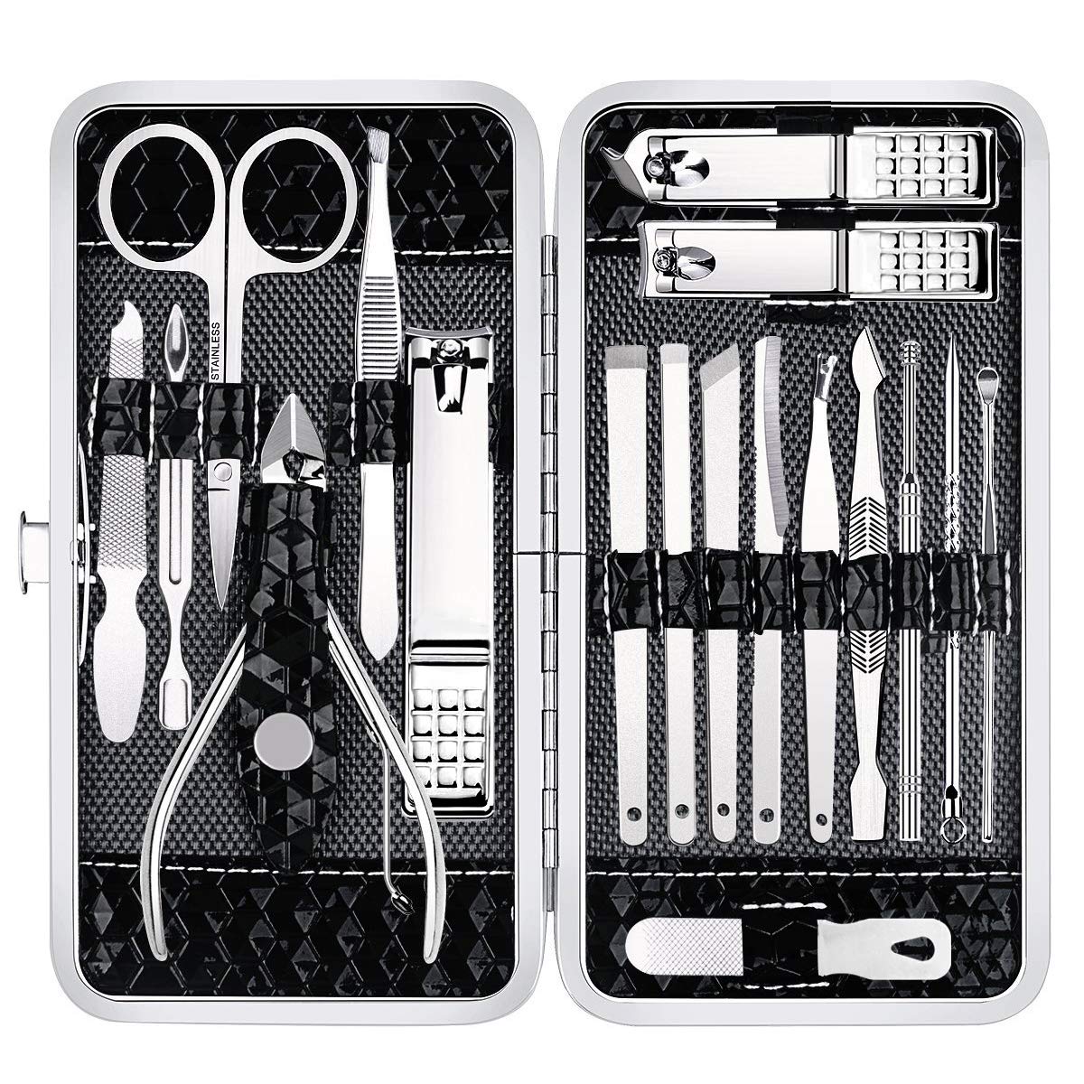 Nail Clippers & Grooming Kit, 18 Piece Set