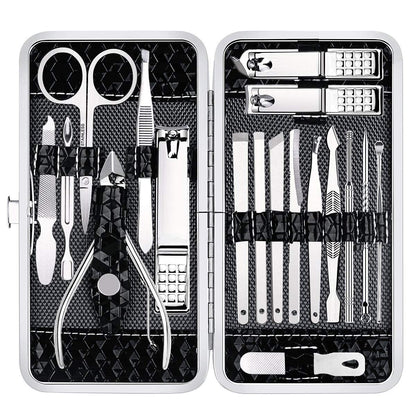 Nail Clippers & Grooming Kit, 18 Piece Set