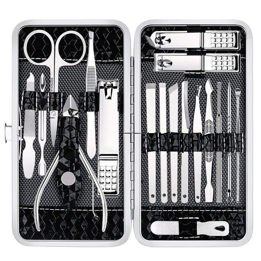 Nail Clippers & Grooming Kit, 18 Piece Set