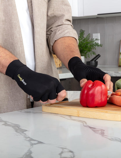 ComfyBrace Copper Compression Arthritis Gloves for Pain Relief