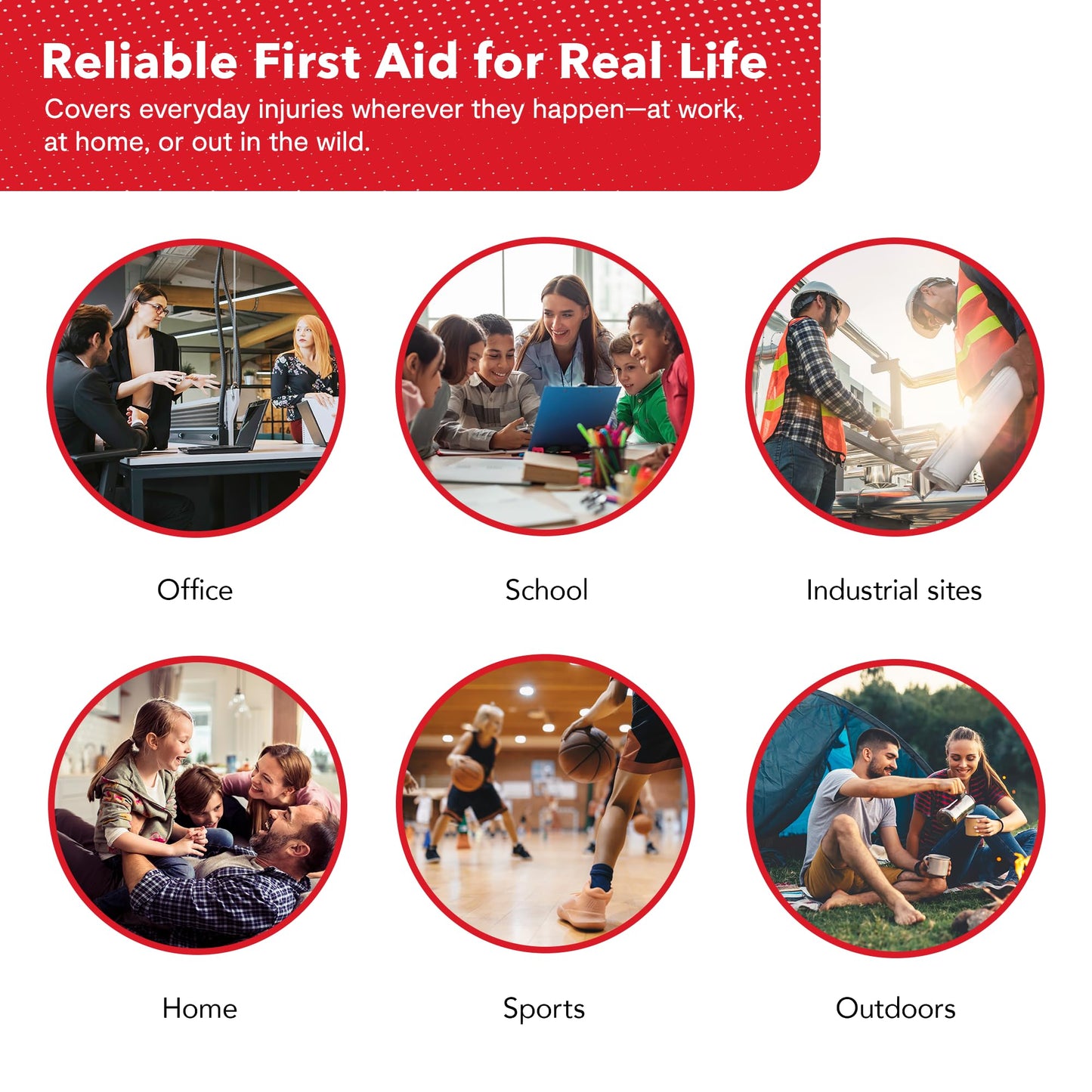 Swiss Safe 2-in-1 First Aid Kit with Bonus Mini Kit – 348 Pcs