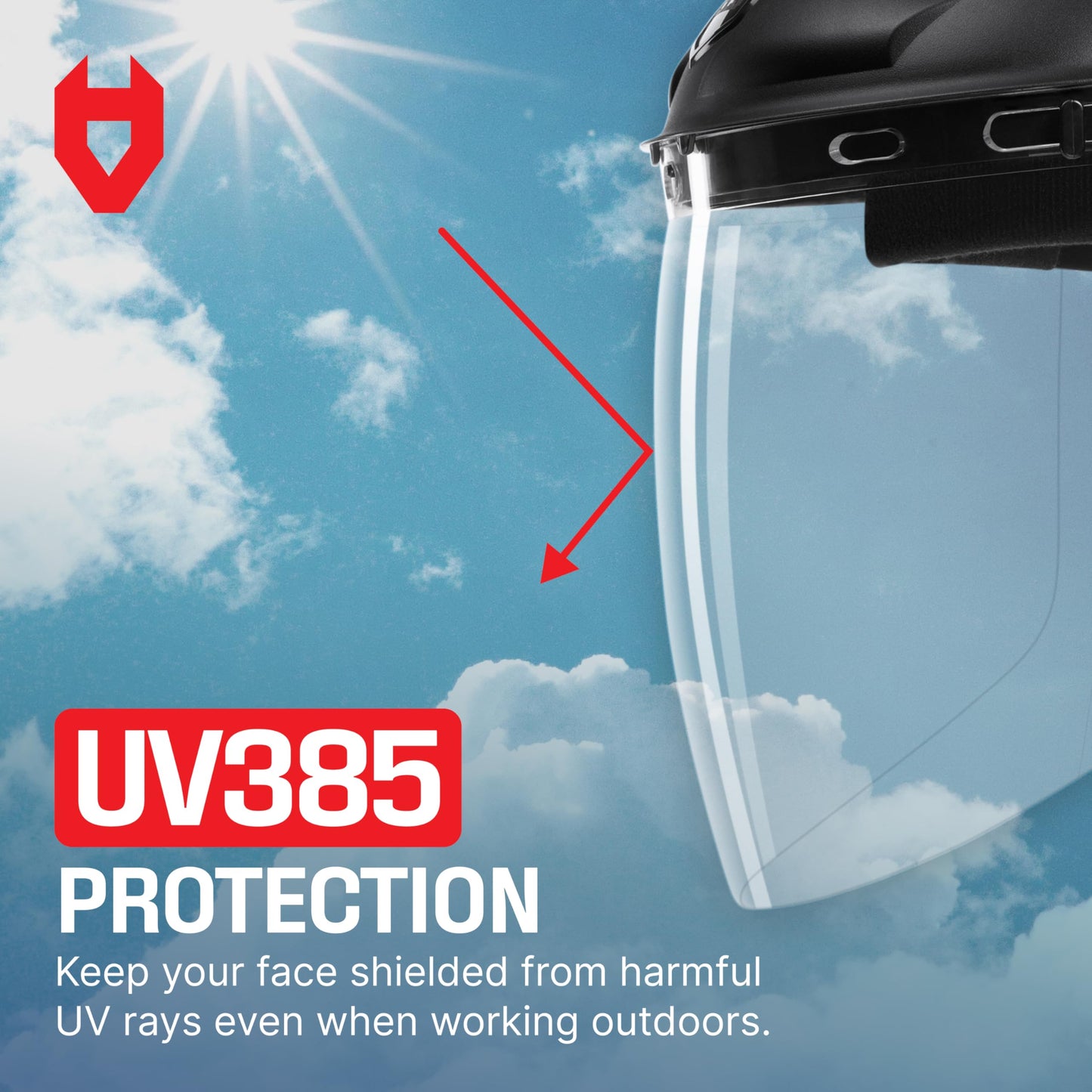 NoCry Premium Safety Face Shield with Anti-Fog Visor – ANSI Z87.1