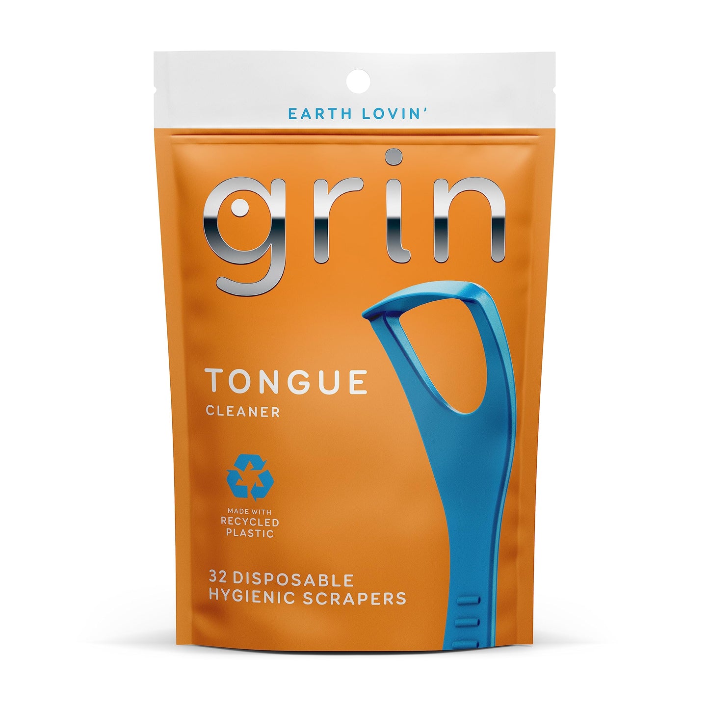 Grin Disposable Tongue Cleaners, 32 Count