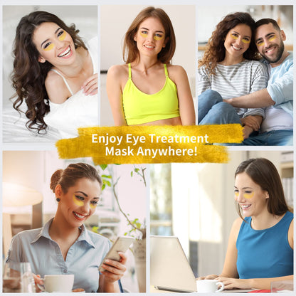 Nazano 24K Gold Under Eye Patches, 60 Pack