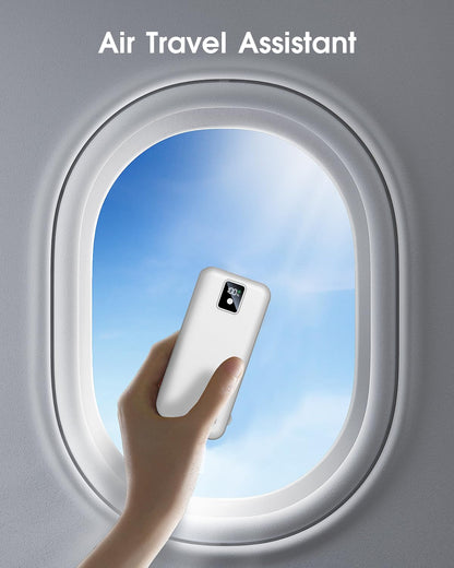 Portable Power Bank 12000mAh with Built-in Cables – Fast Charging