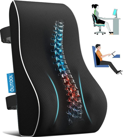 Lumbar Support Pillow for Office Chair & Car – Mesh Design