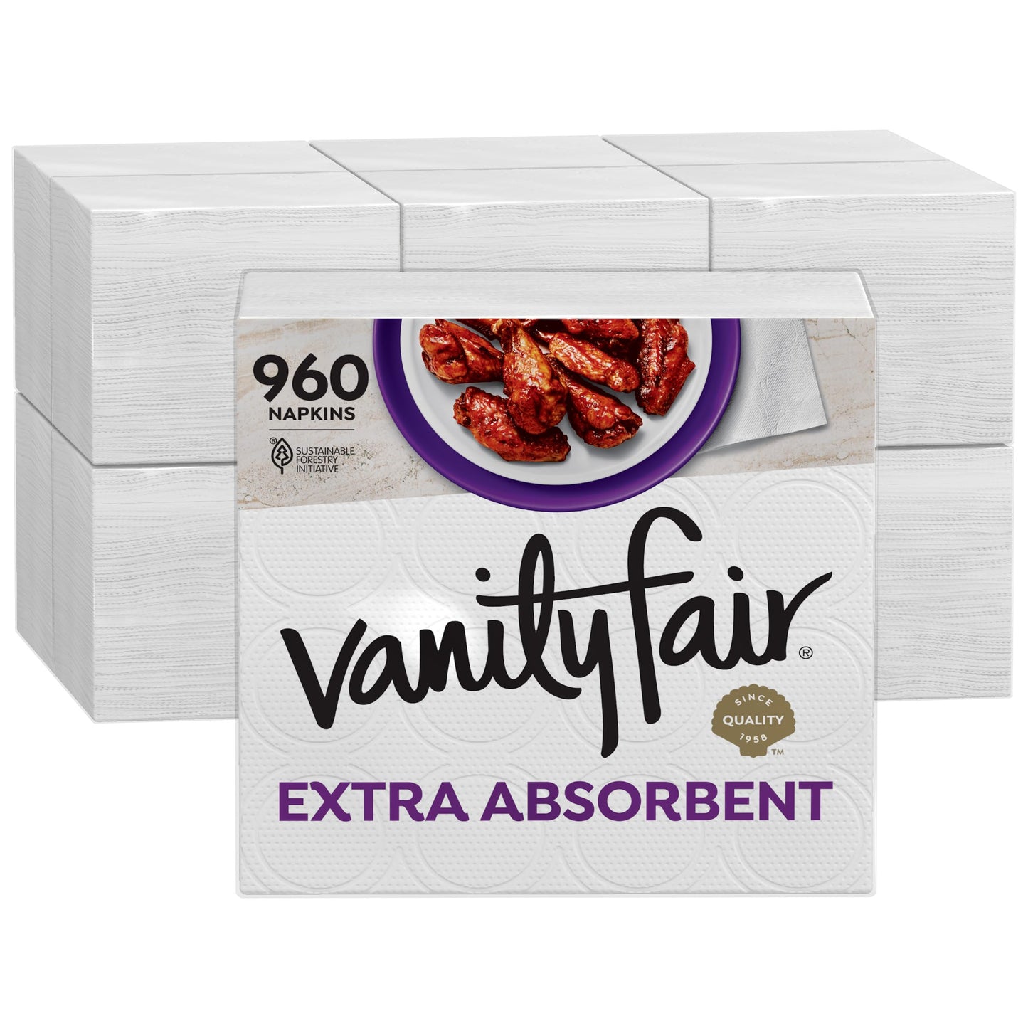 Vanity Fair Premium Napkins 960 Count – Extra Absorbent