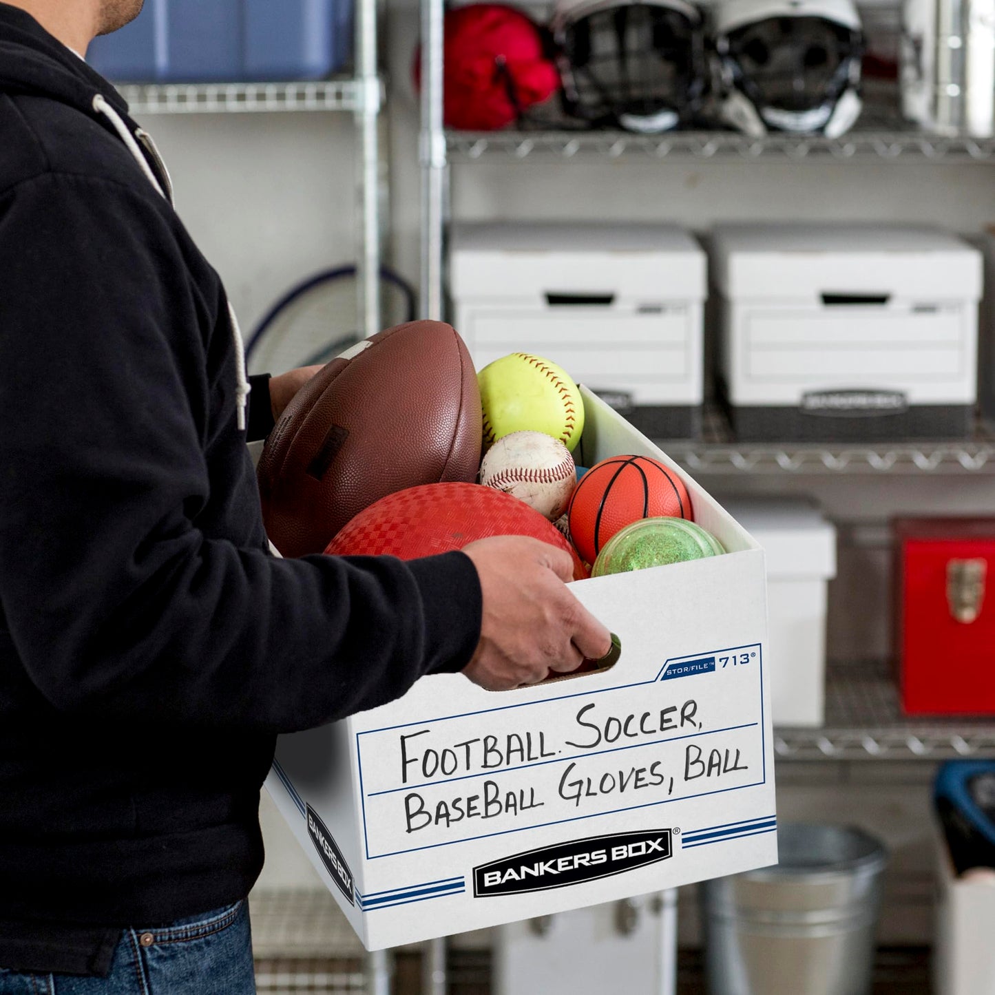 Bankers Box 12-Pack File Storage Boxes with Lids – Letter/Legal