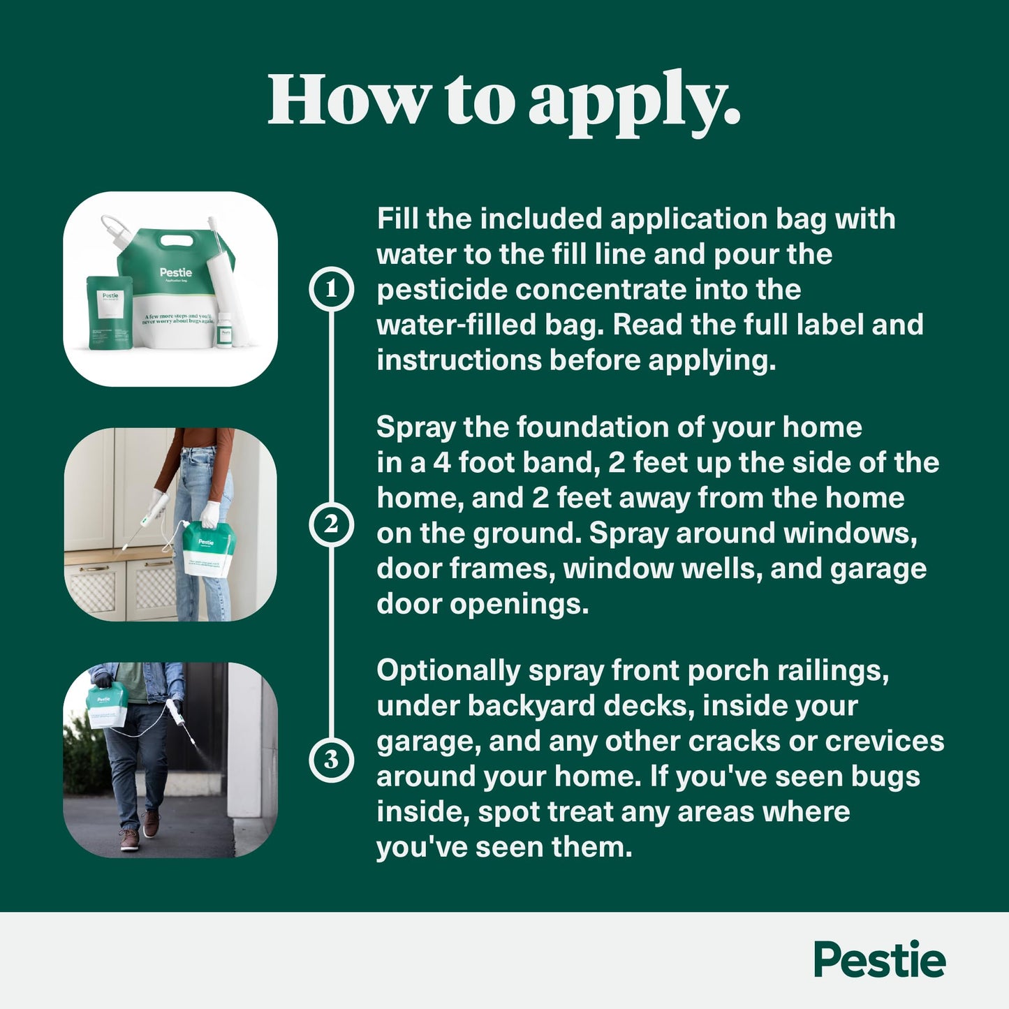 Home Pest Control Kit – Fast-Acting, Long-Lasting Insect Barrier Spray