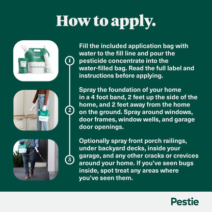 Home Pest Control Kit – Fast-Acting, Long-Lasting Insect Barrier Spray